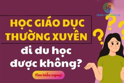 Học GDTX Có Đi Du Học Được Không?